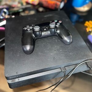 Sony Black PlayStation 4 Console and DualShock 4 Controller